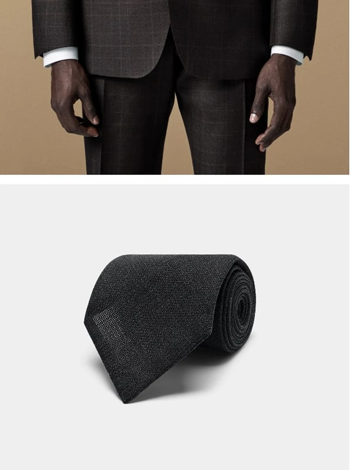 Grey tie