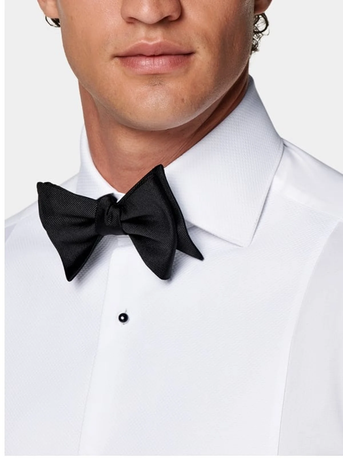 White tux shirt