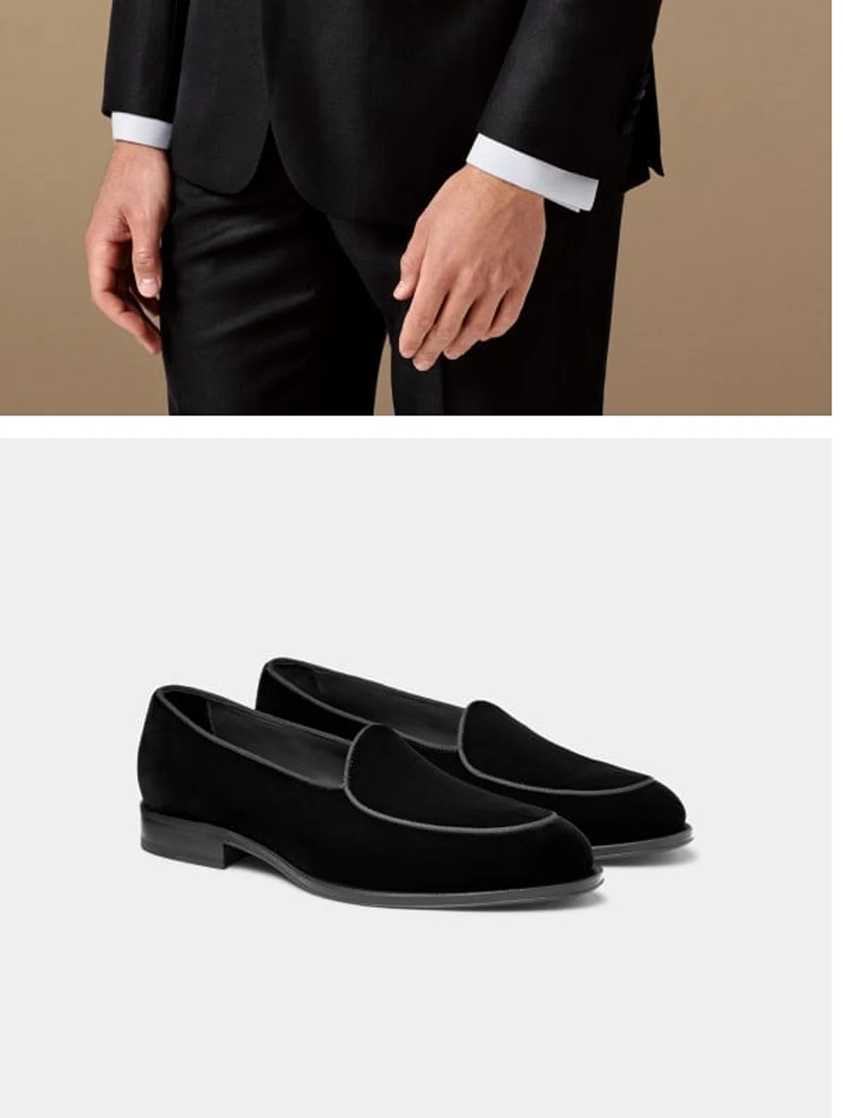 Velvet loafers