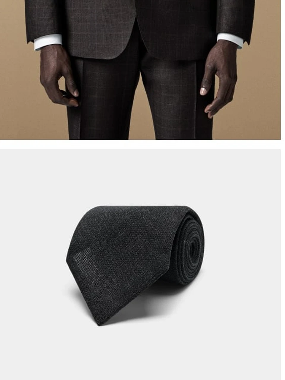 Grey tie