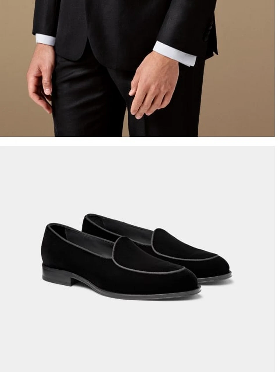 velvet loafers