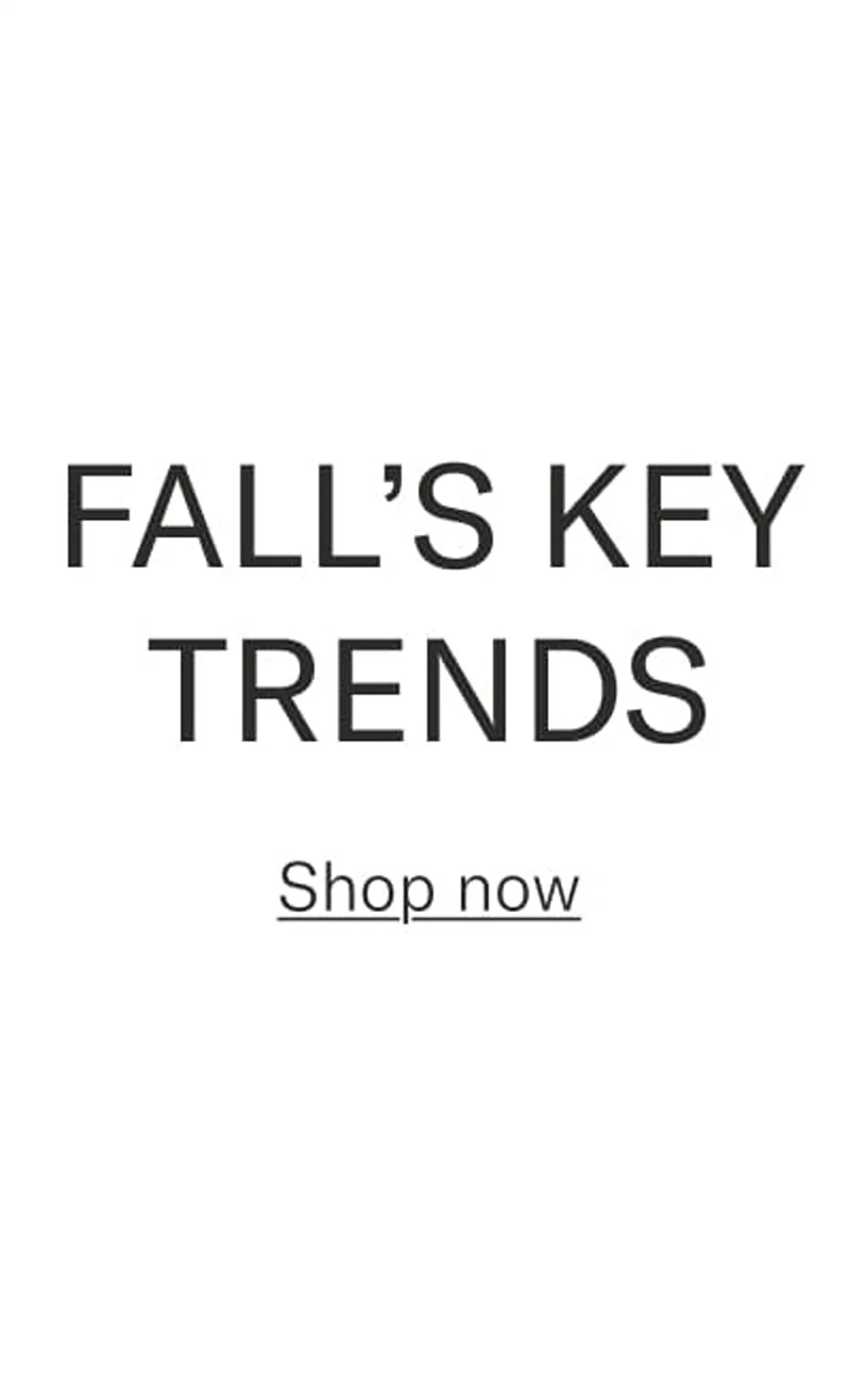 Key Fall's Trends