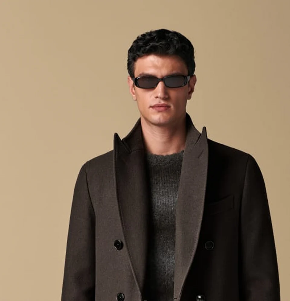 brown overcoat