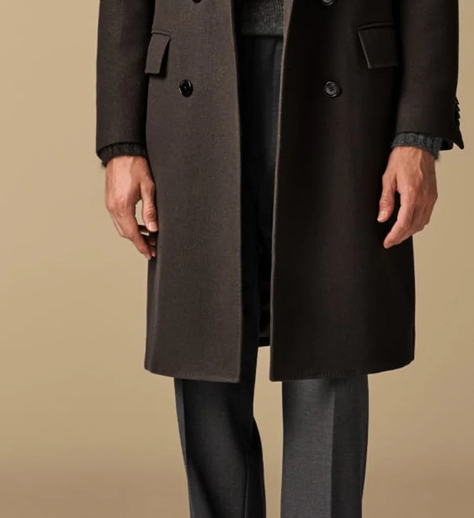 brown overcoat