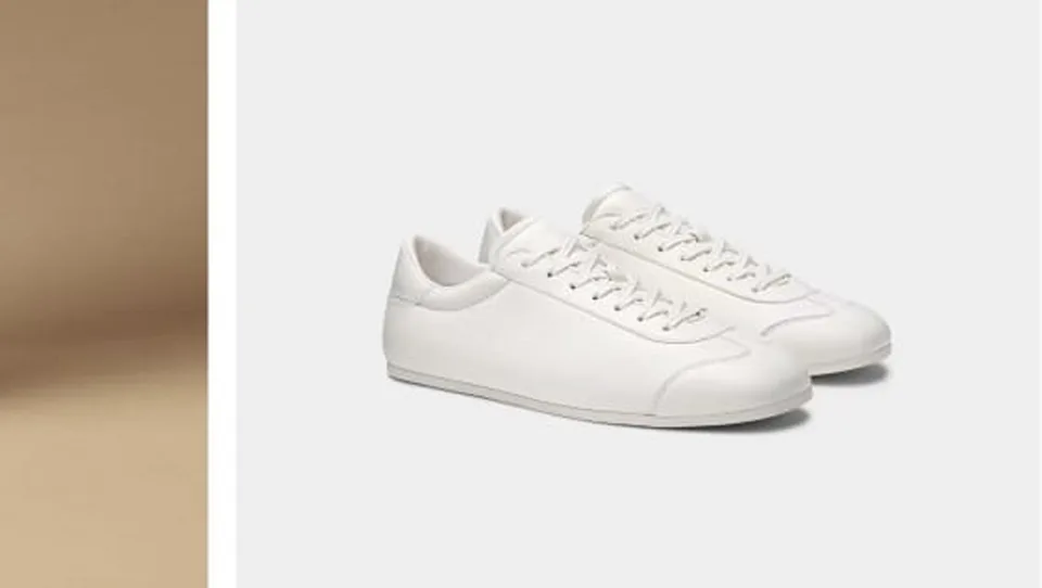 white sneakers