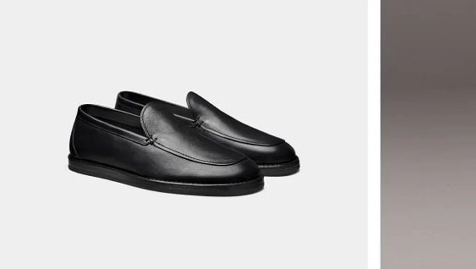 black loafer