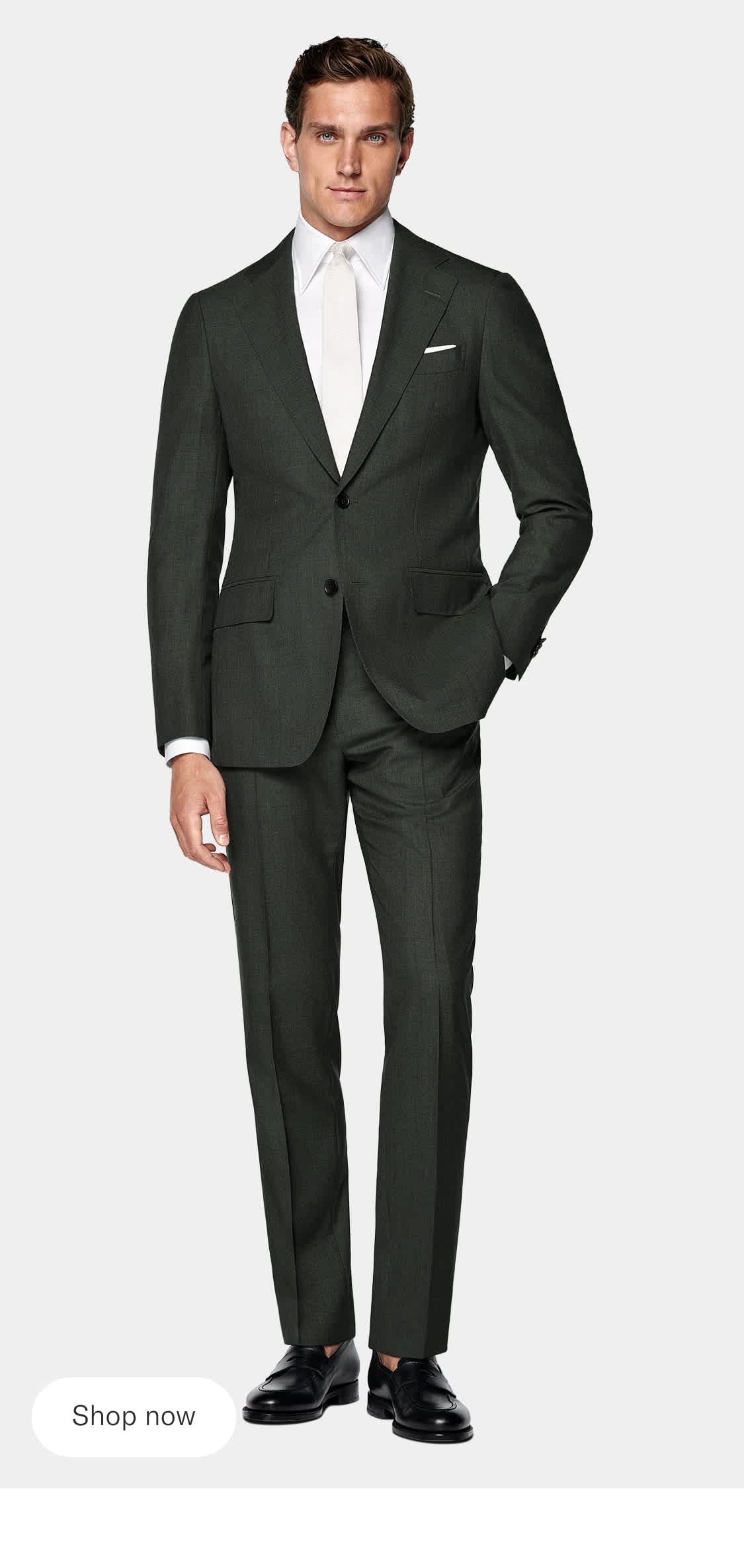 Green suit