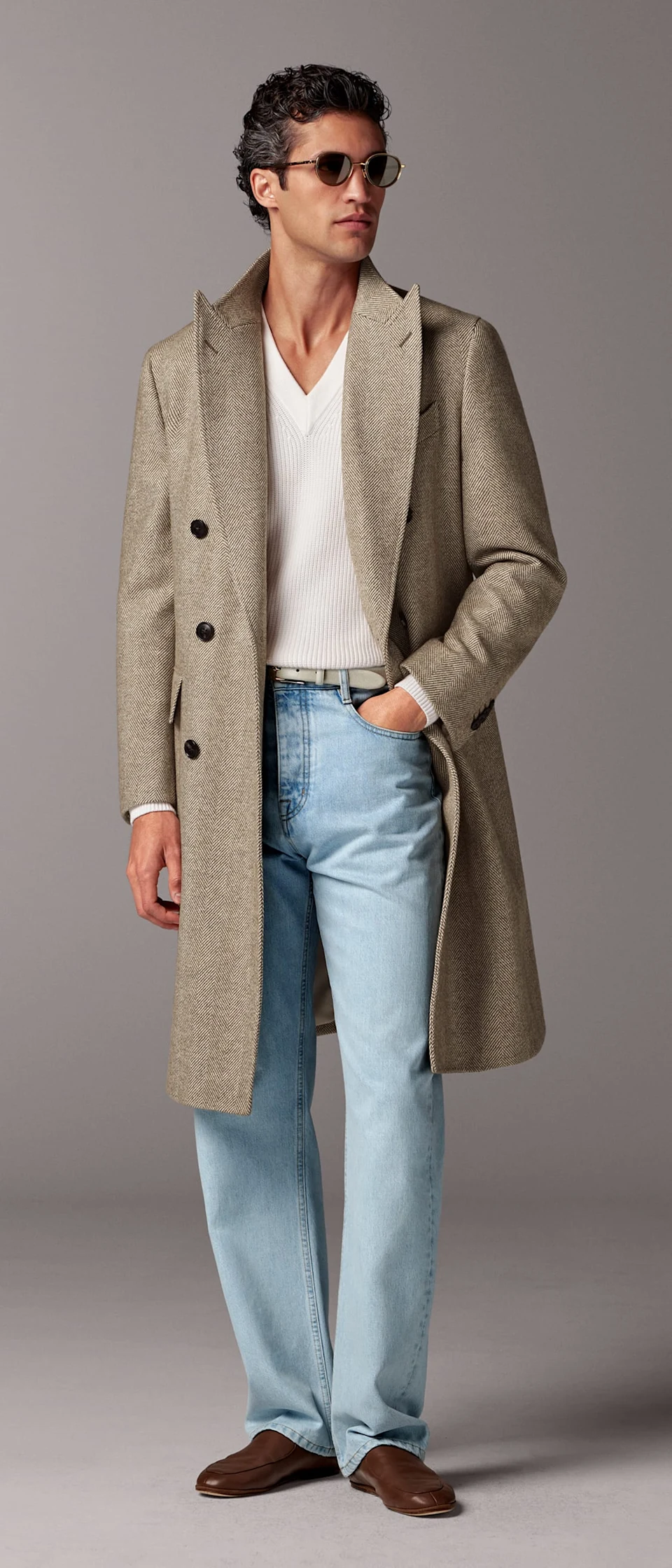 Wool cashmere overcoats