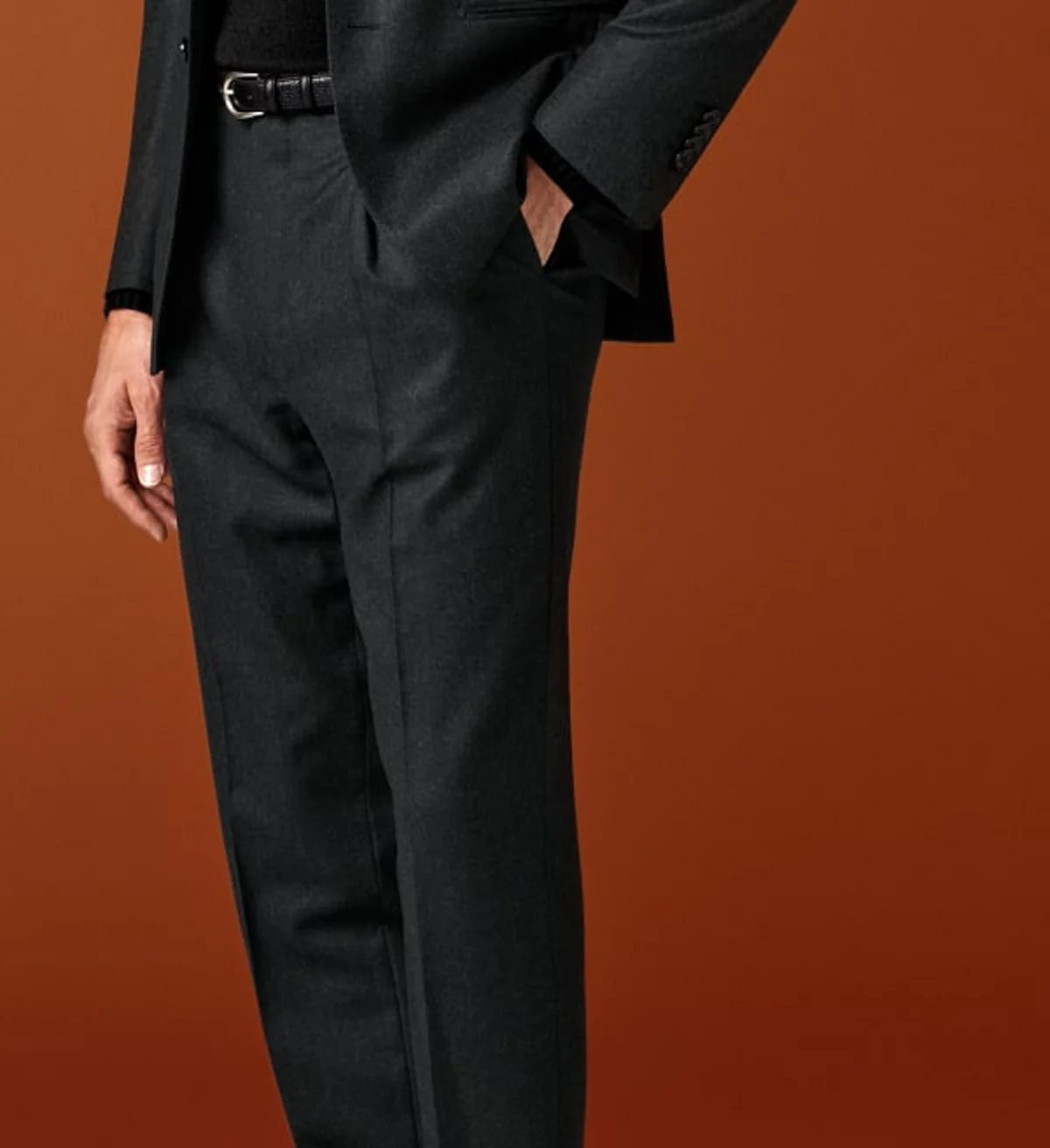 Grey flannel suit