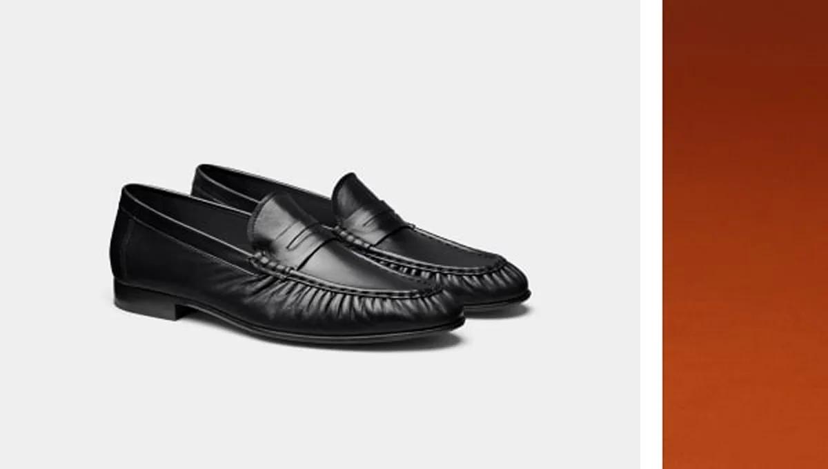 Black loafers
