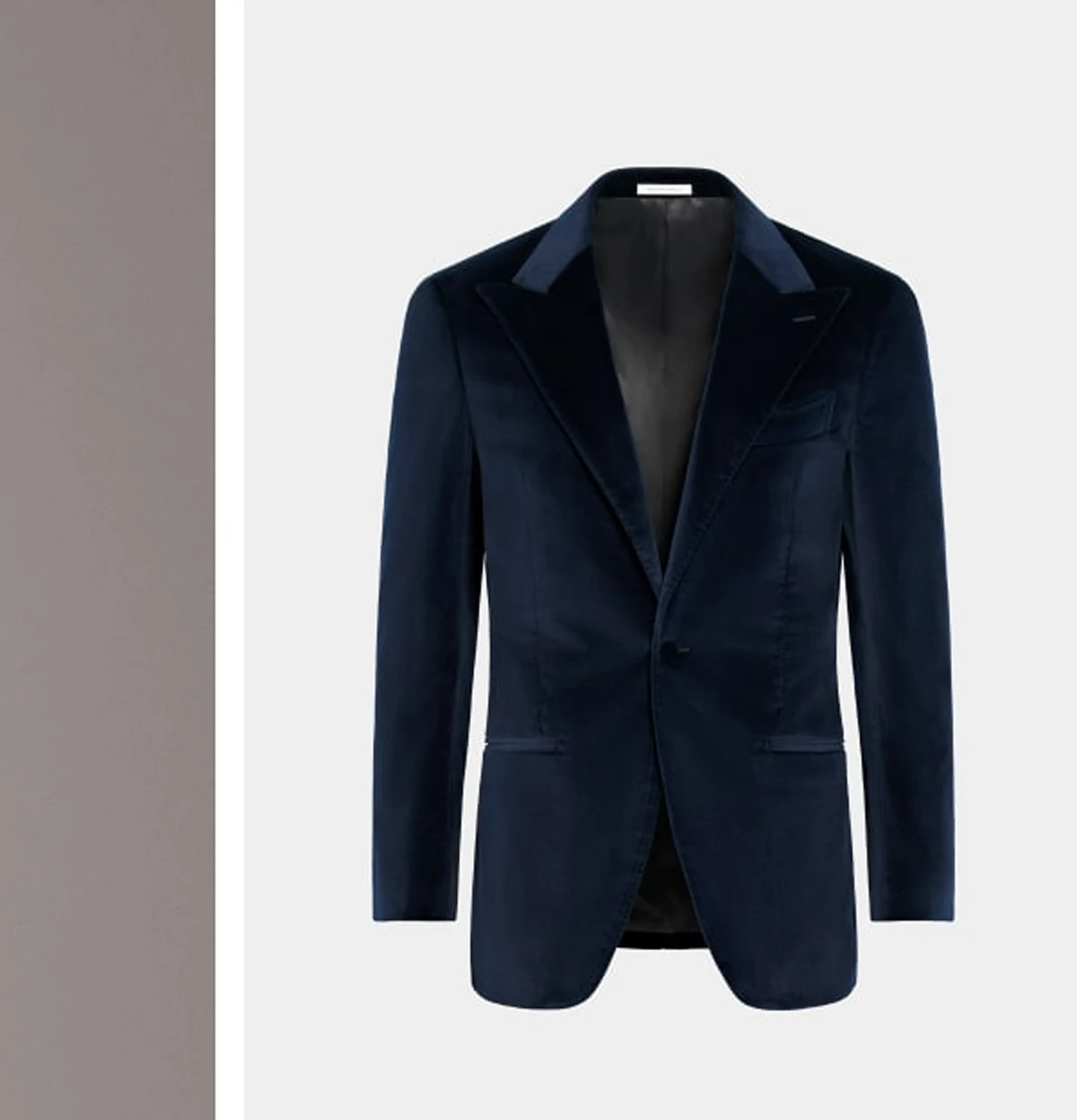 Velvet dinner jacket