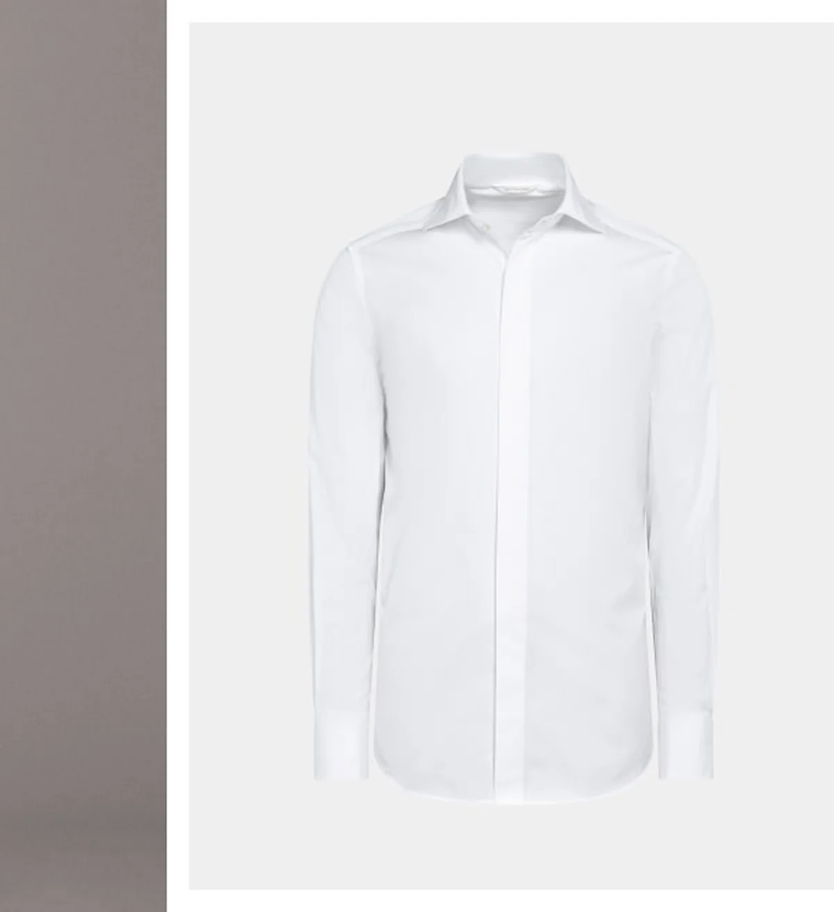 White tux shirt