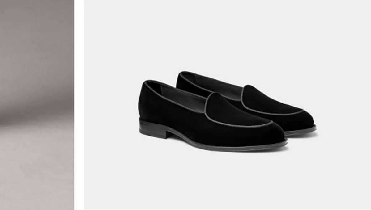 Velvet loafers