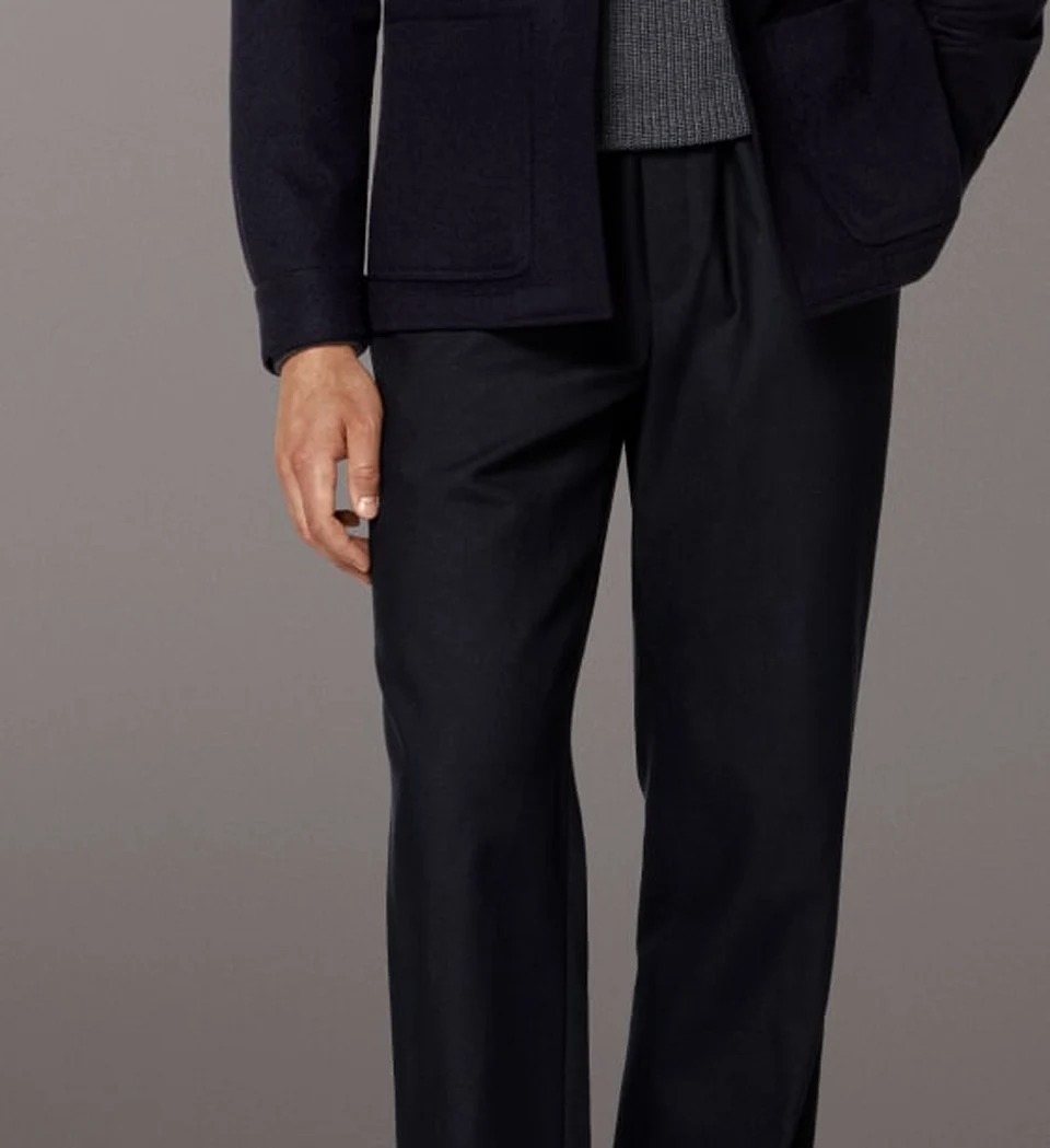 Navy shirt jacket