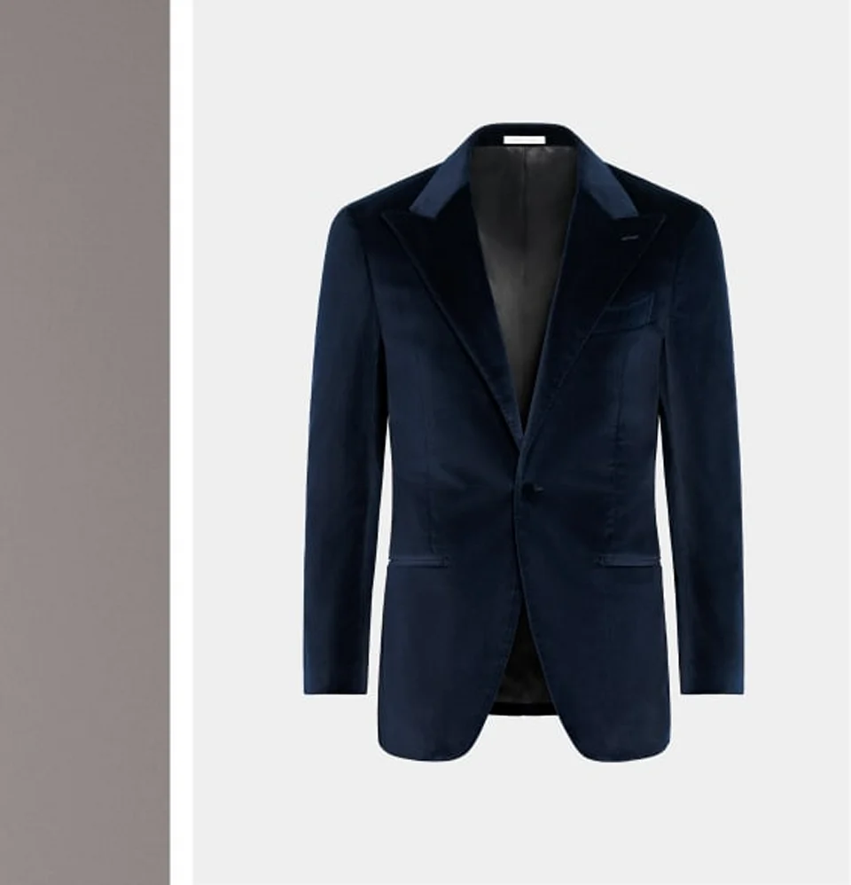 Velvet dinner jacket