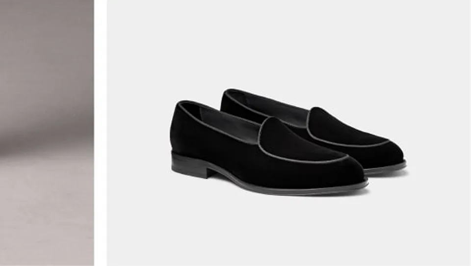 Velvet loafers