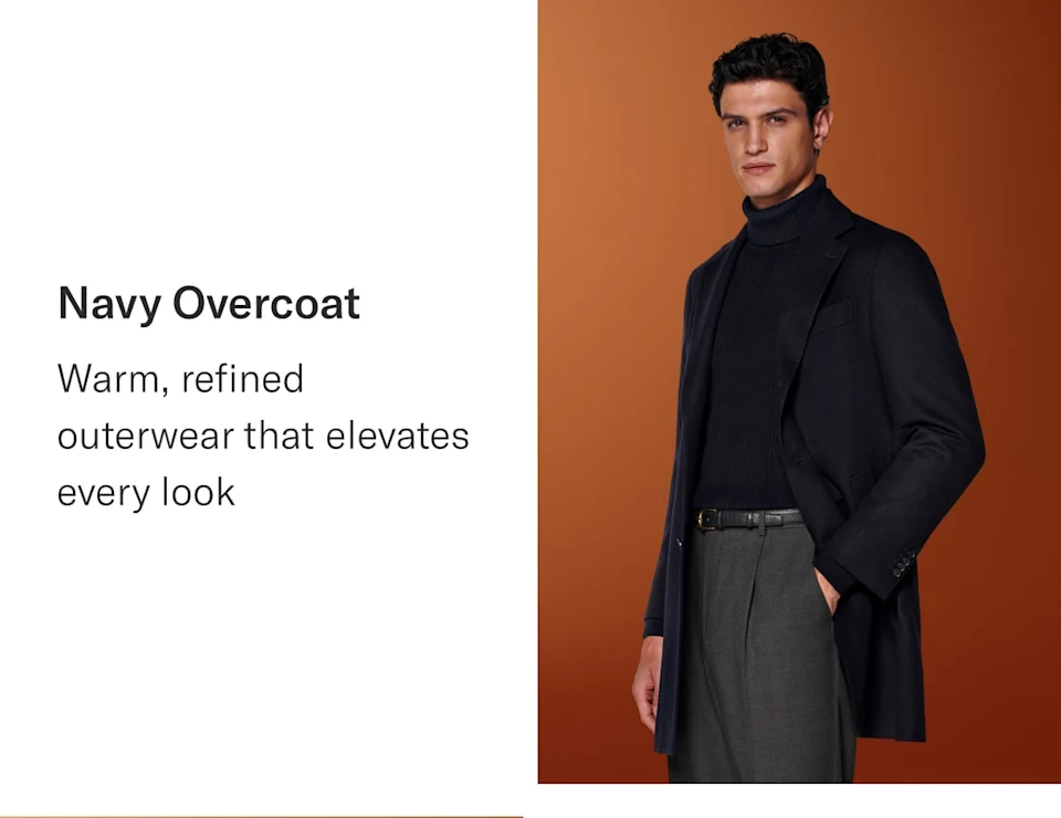 Navy Overcoat