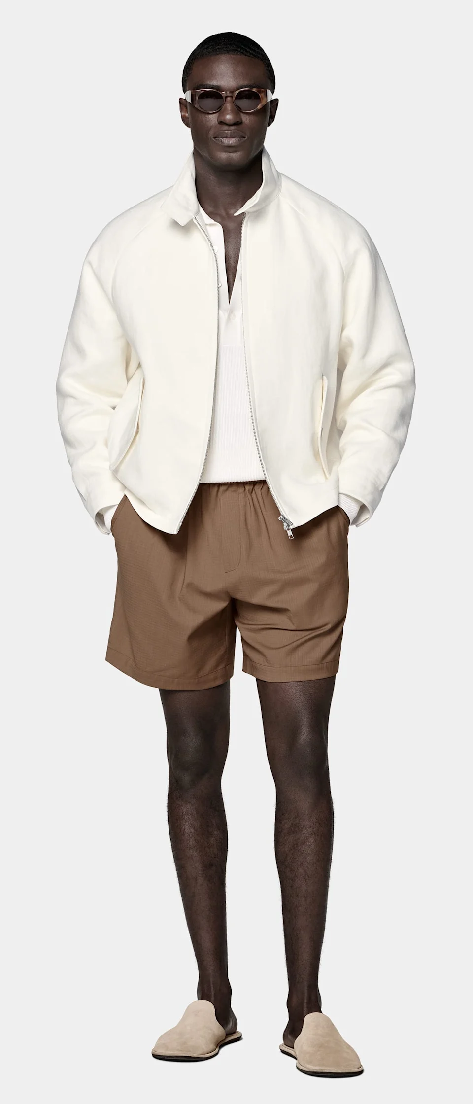 Brown shorts