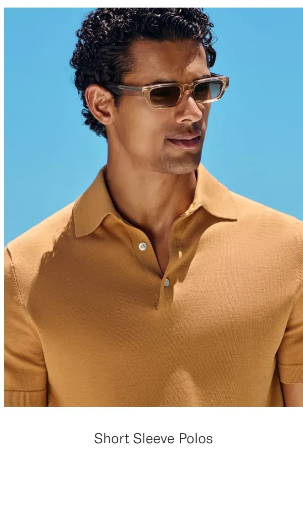 Short sleeve polos