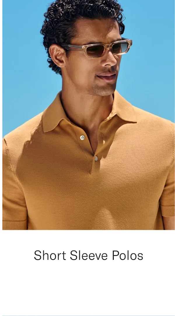 Short sleeve polos