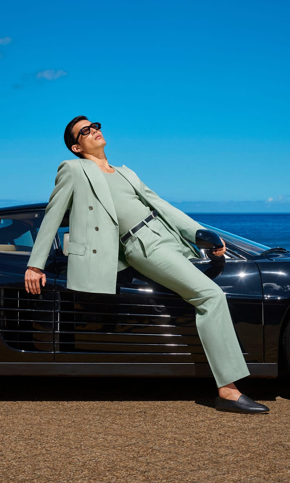 Green suit