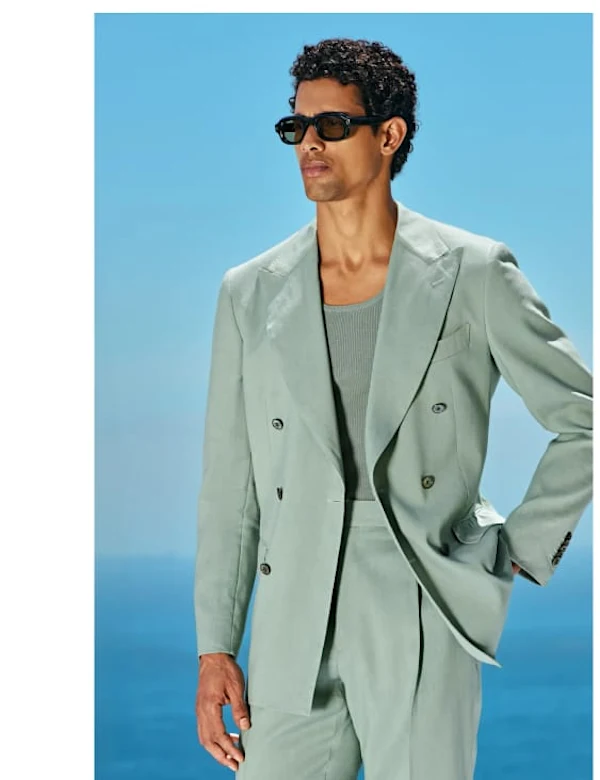 Green suit
