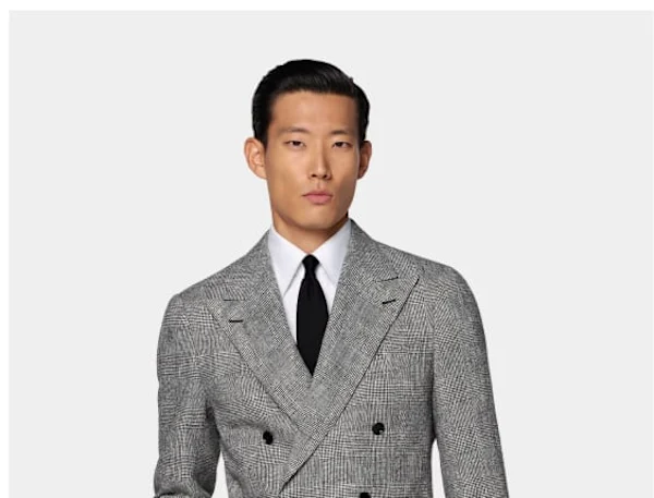 Checked suit