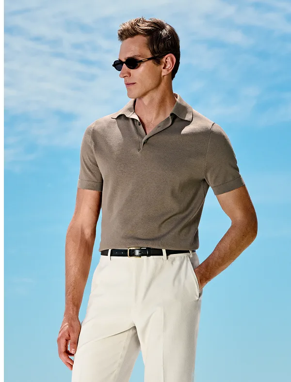 Short sleeve polos