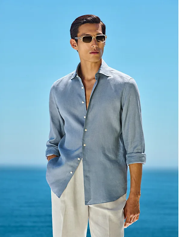 Light blue shirt