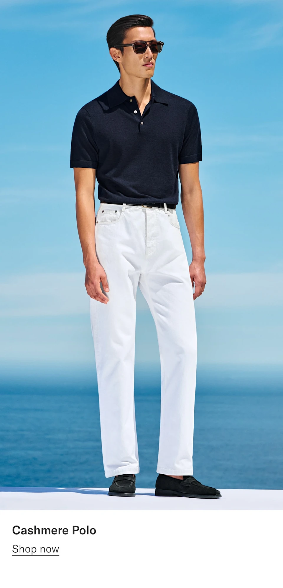 Navy polo