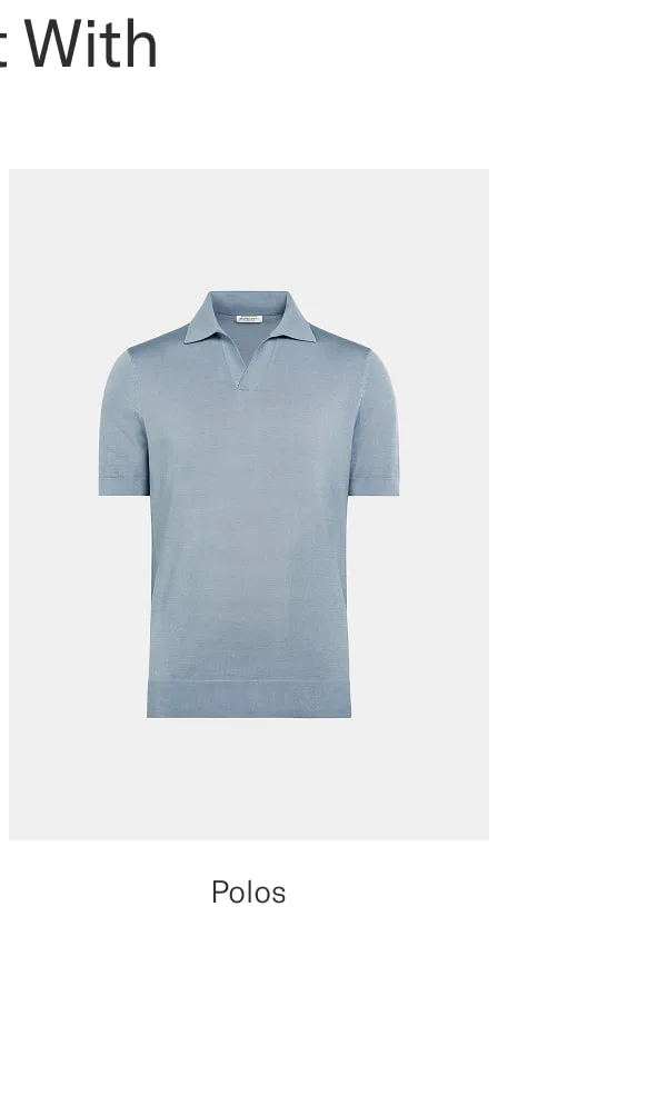 Short sleeve polos