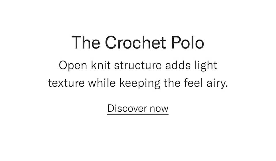 Crochet polos