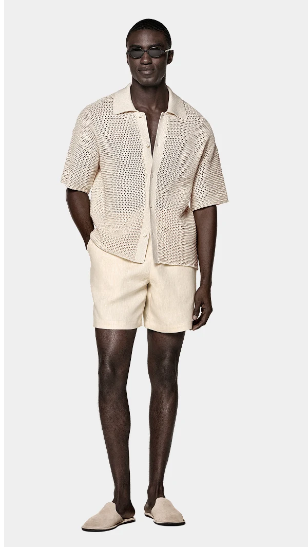 Linen shorts