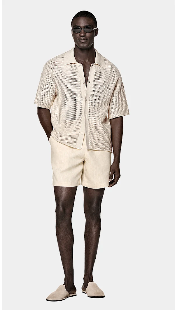Linen shorts