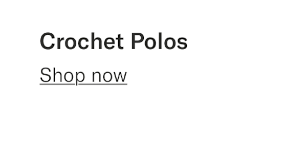 Crochet polo