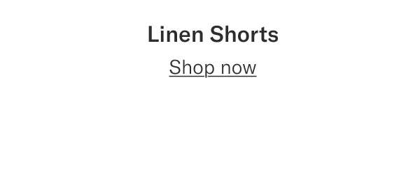 Linen shorts