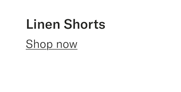 Linen shorts