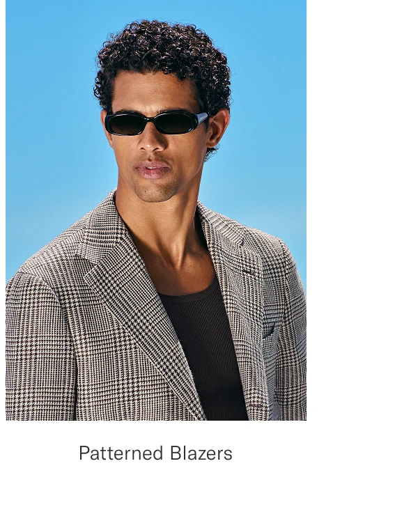 Patterned blazers