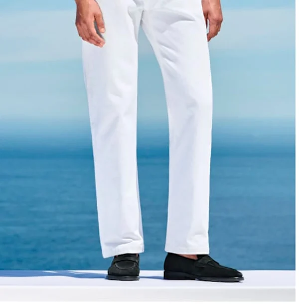 White denim trouser