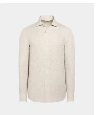beige shirt