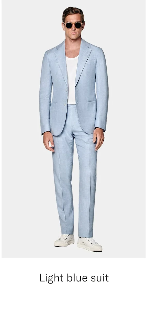 Light blue suit