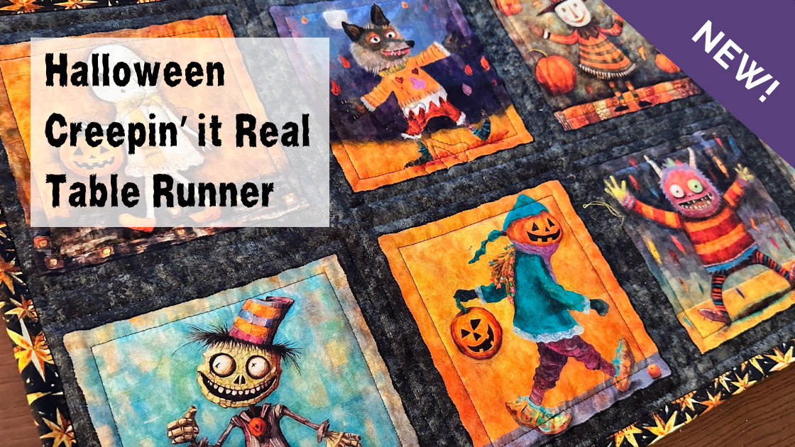 New! Halloween Creepin' It Real Table Runner