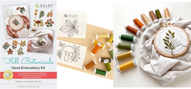 Fall Botanicals Hand Embroidery Kit