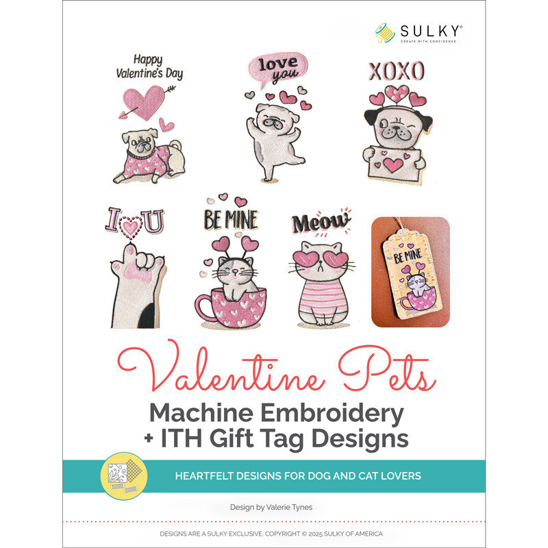 Valentine Pets Machine Embroidery Design Collection