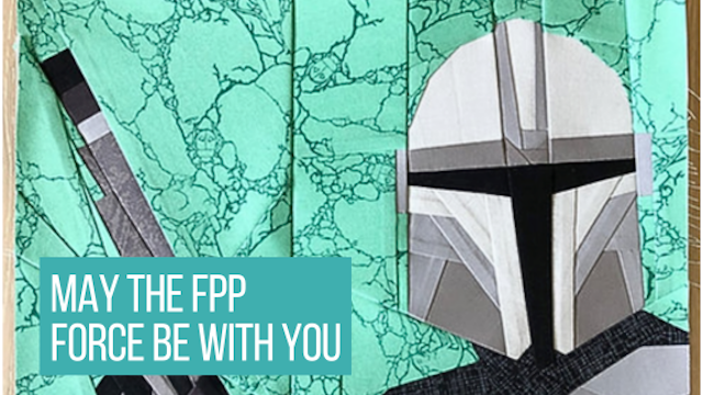 Quilted Mandalorian Paper Piecing Project