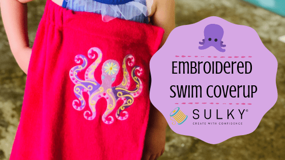 Embroidered Swim Coverup