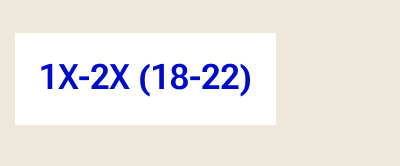 1X-2X (18-22)