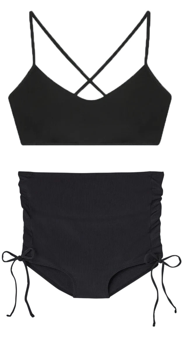 The Maternity Ribbed Cinched Current