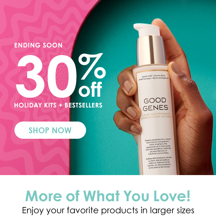 12 Days of Gifting 30% off Holiday Kits + Bestsellers*