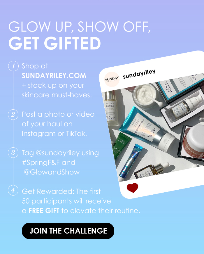 Glow up, show off, get gifted